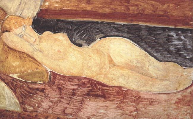 Reclining Nude (mk39), Amedeo Modigliani